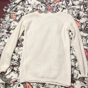 Aeropostale cream sweater